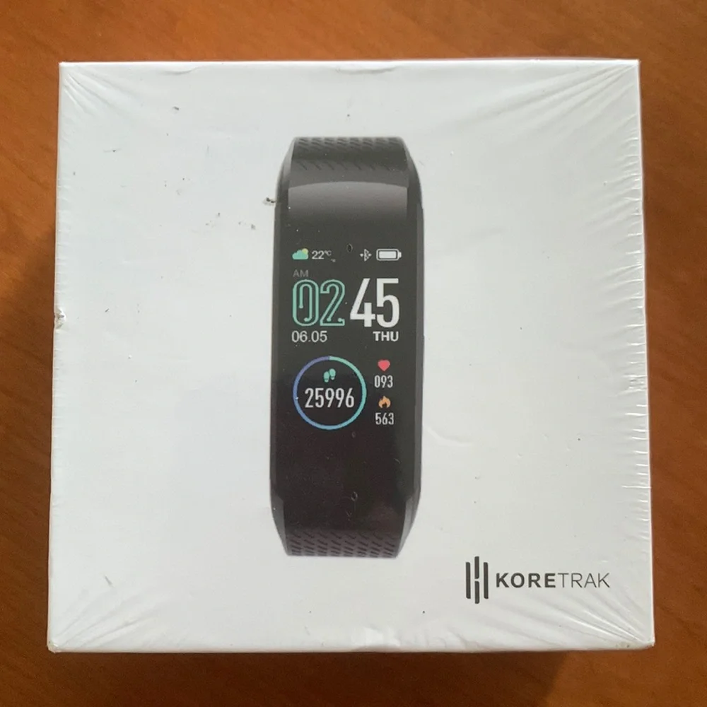 Smartwatch Fitness Tracker by KORETRAK, NWT, Factory Sealed, Sleep, Heart rate